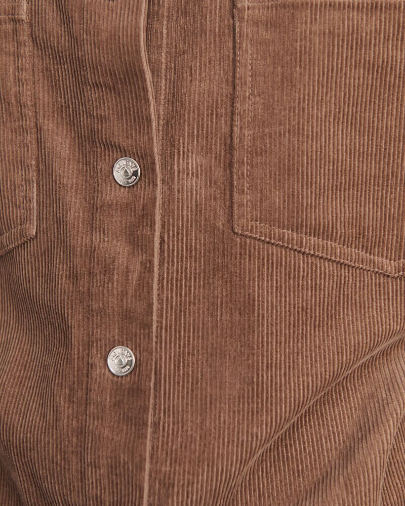 Demi Cord Shirt in LATTE