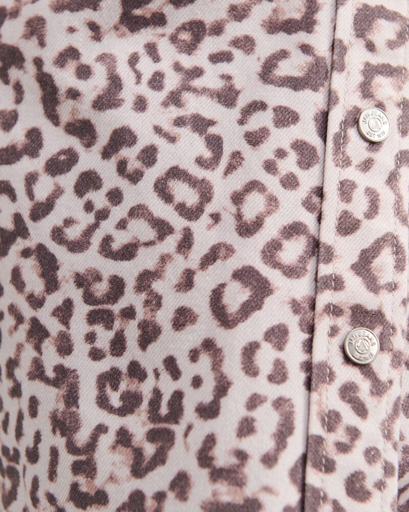 Leopard Denim Shirt in LEOPARD