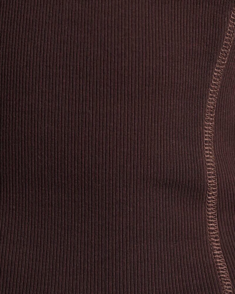 Kate Bodice Tank in BROWN MULTI