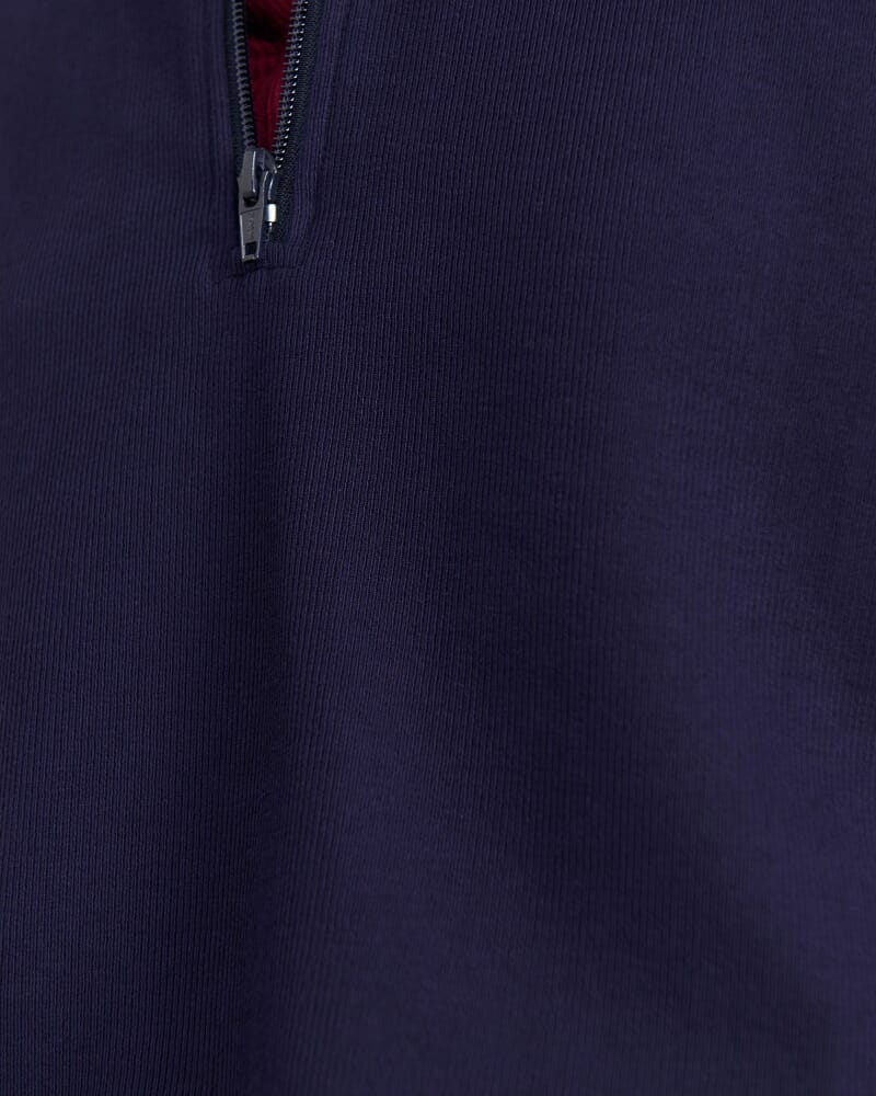 Leonie Quarter Zip in NAVY