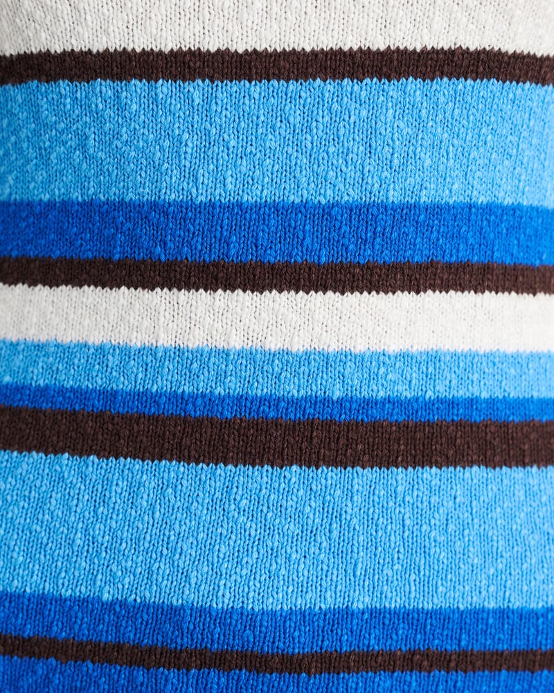 Arden Knit Tank in BLUE MULTI