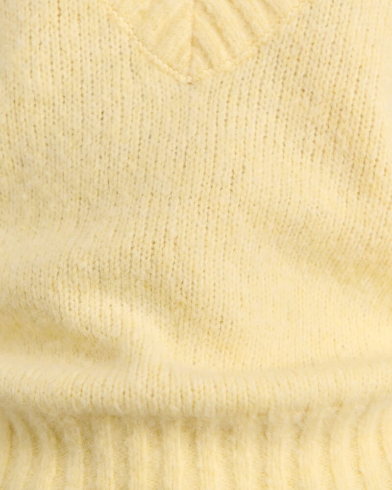 Lily V Neck Knit in SUNSHINE