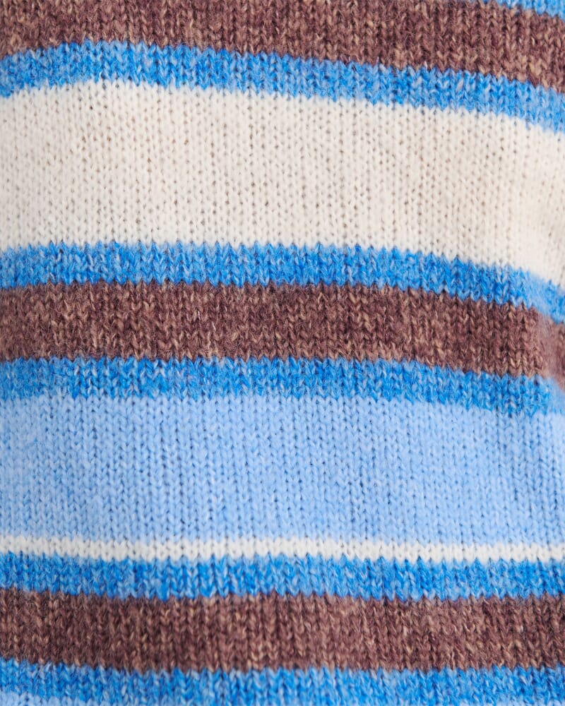 Lily Crew Sweater in BLUE MULTI