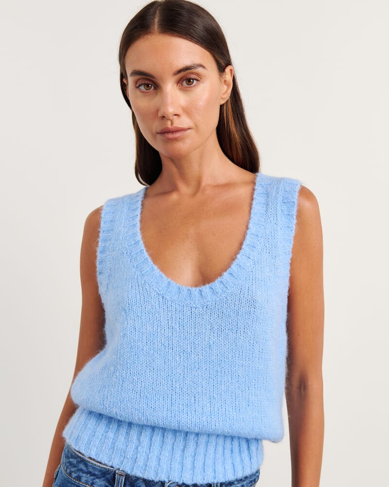 Lily Vest in BELLE BLUE
