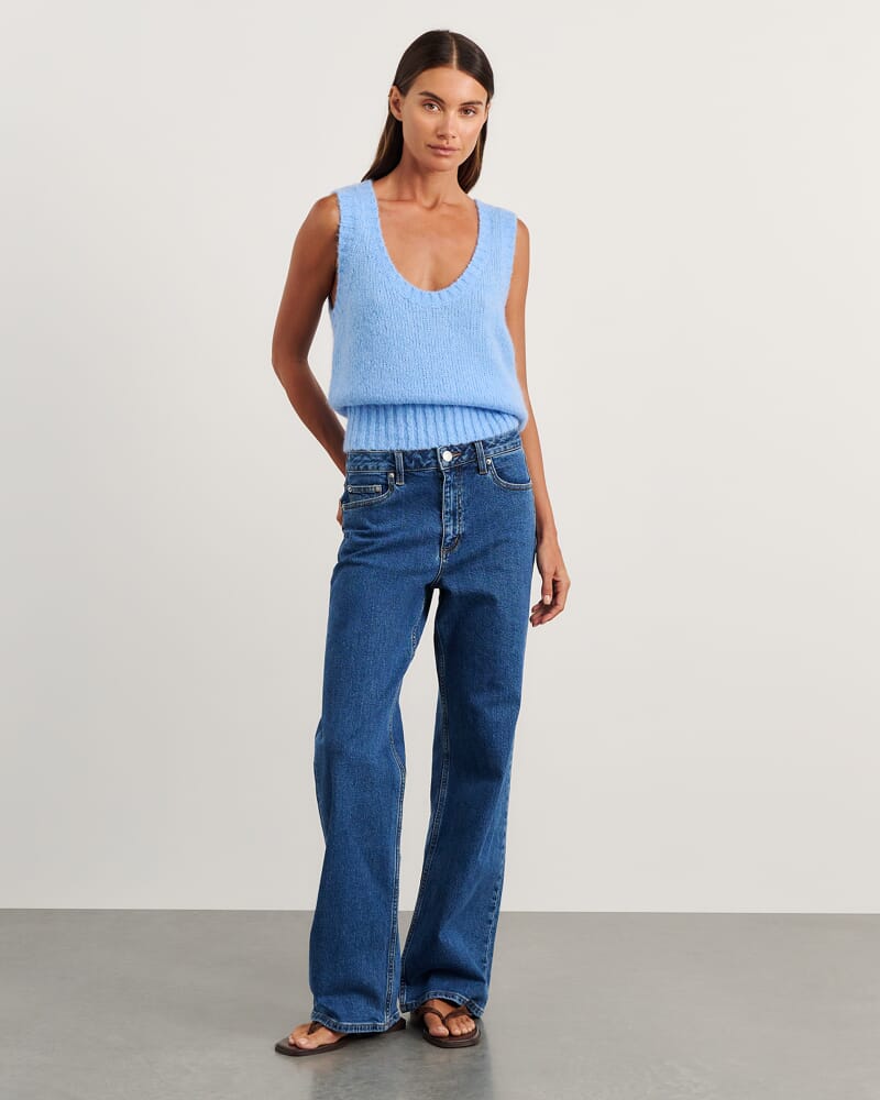 Lily Vest in BELLE BLUE