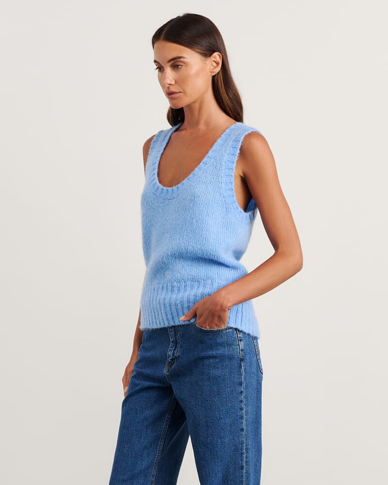 Lily Vest in BELLE BLUE