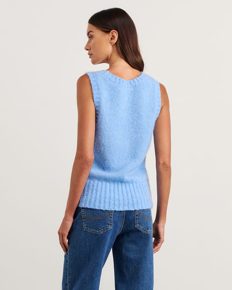 Lily Vest in BELLE BLUE