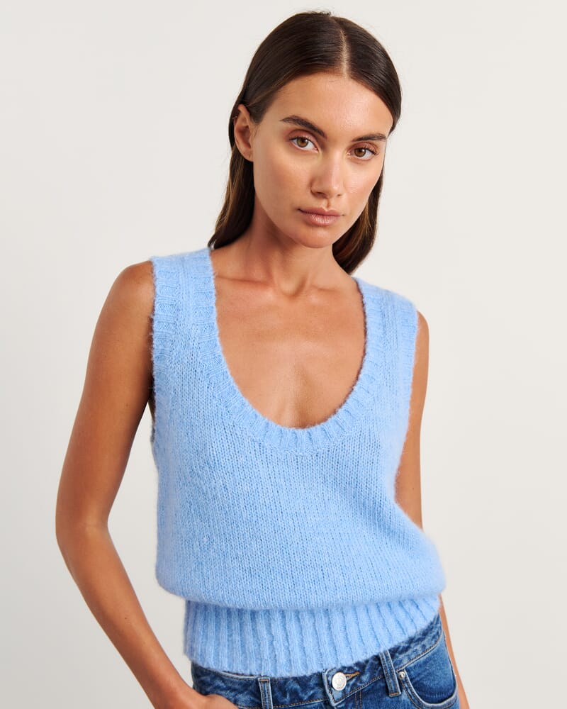 Lily Vest in BELLE BLUE