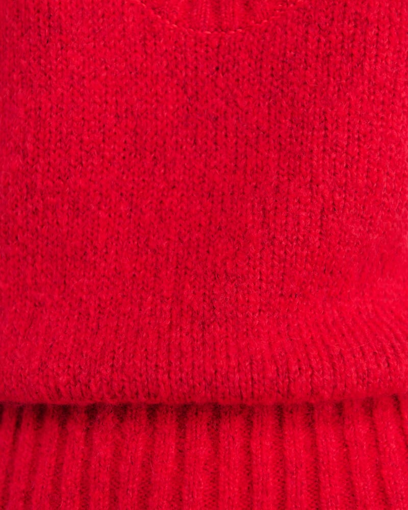 Lily Vest in BRIGHT RED