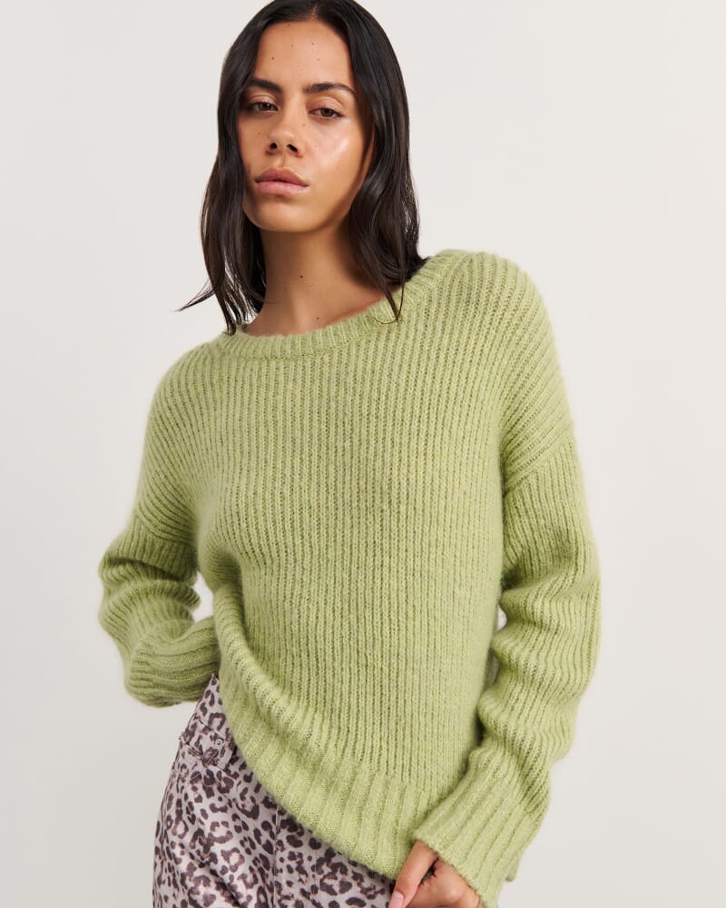 Lily Scoop Knit in SAGE