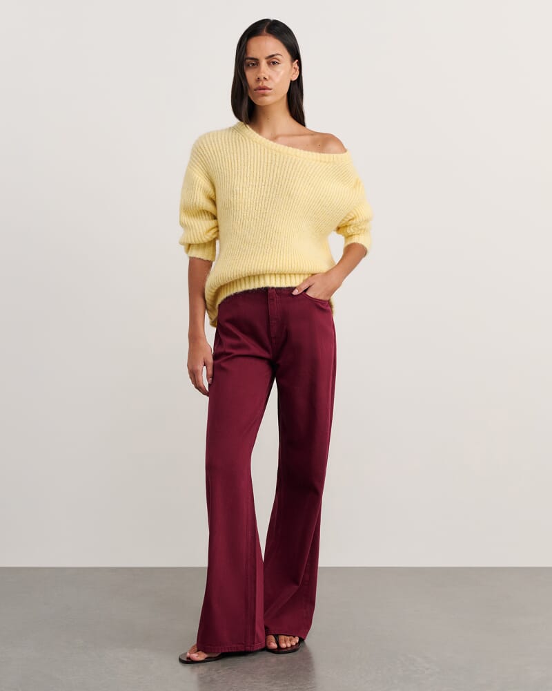 Lily Scoop Knit in SUNSHINE