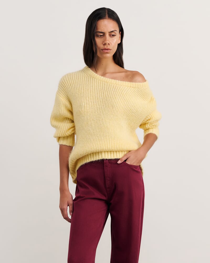 Lily Scoop Knit in SUNSHINE