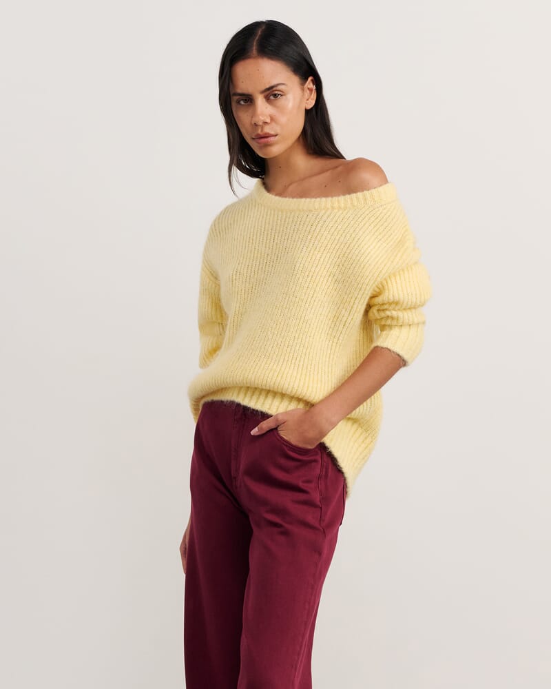 Lily Scoop Knit in SUNSHINE