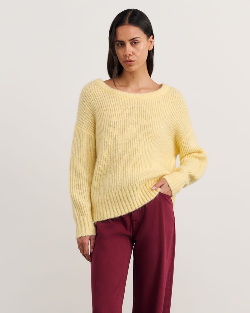 Lily Scoop Knit in SUNSHINE