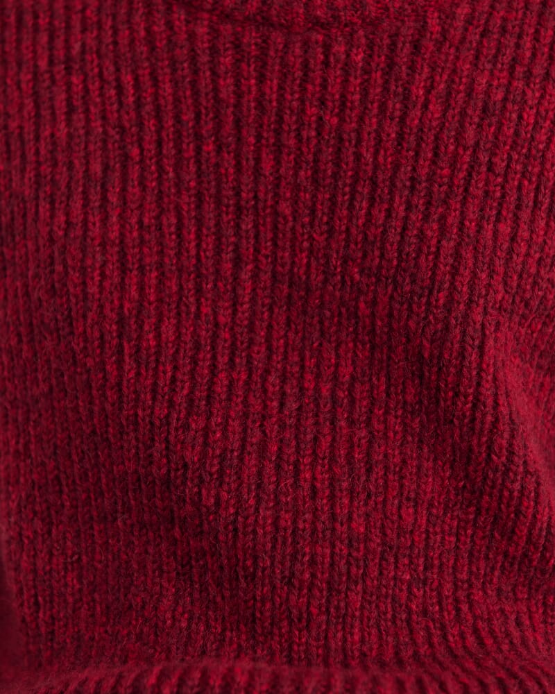 Lily Scoop Knit in WINE
