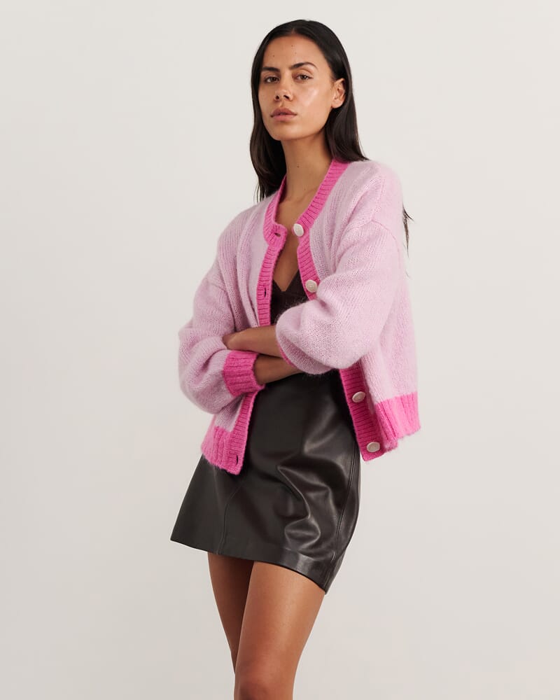 Lily Cardigan in PINK MULTI