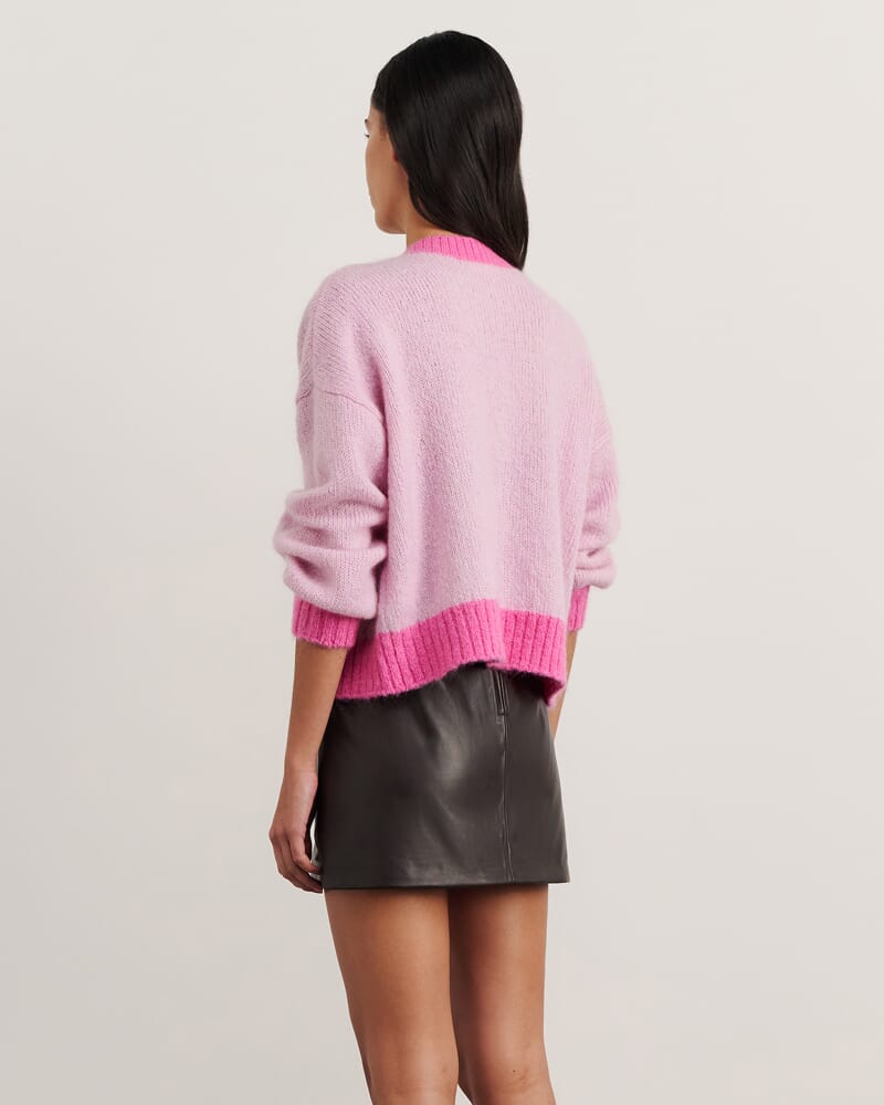 Lily Cardigan in PINK MULTI