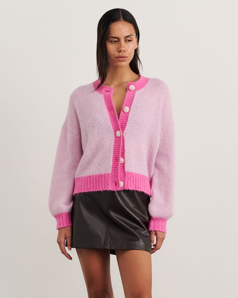 Lily Cardigan in PINK MULTI