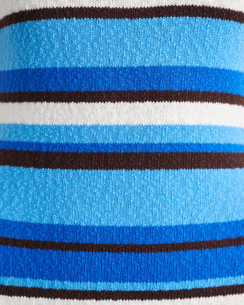 Arden Knit Mini Dress in BLUE MULTI