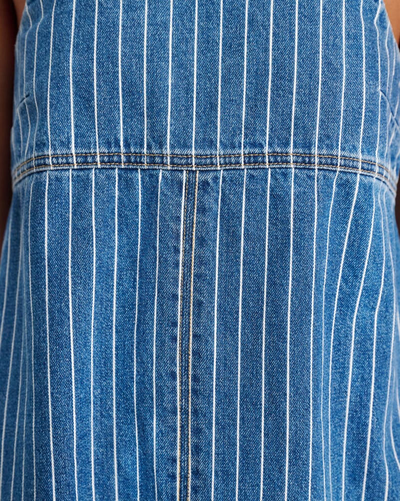 Carrie Dress in BLUE/WHITE