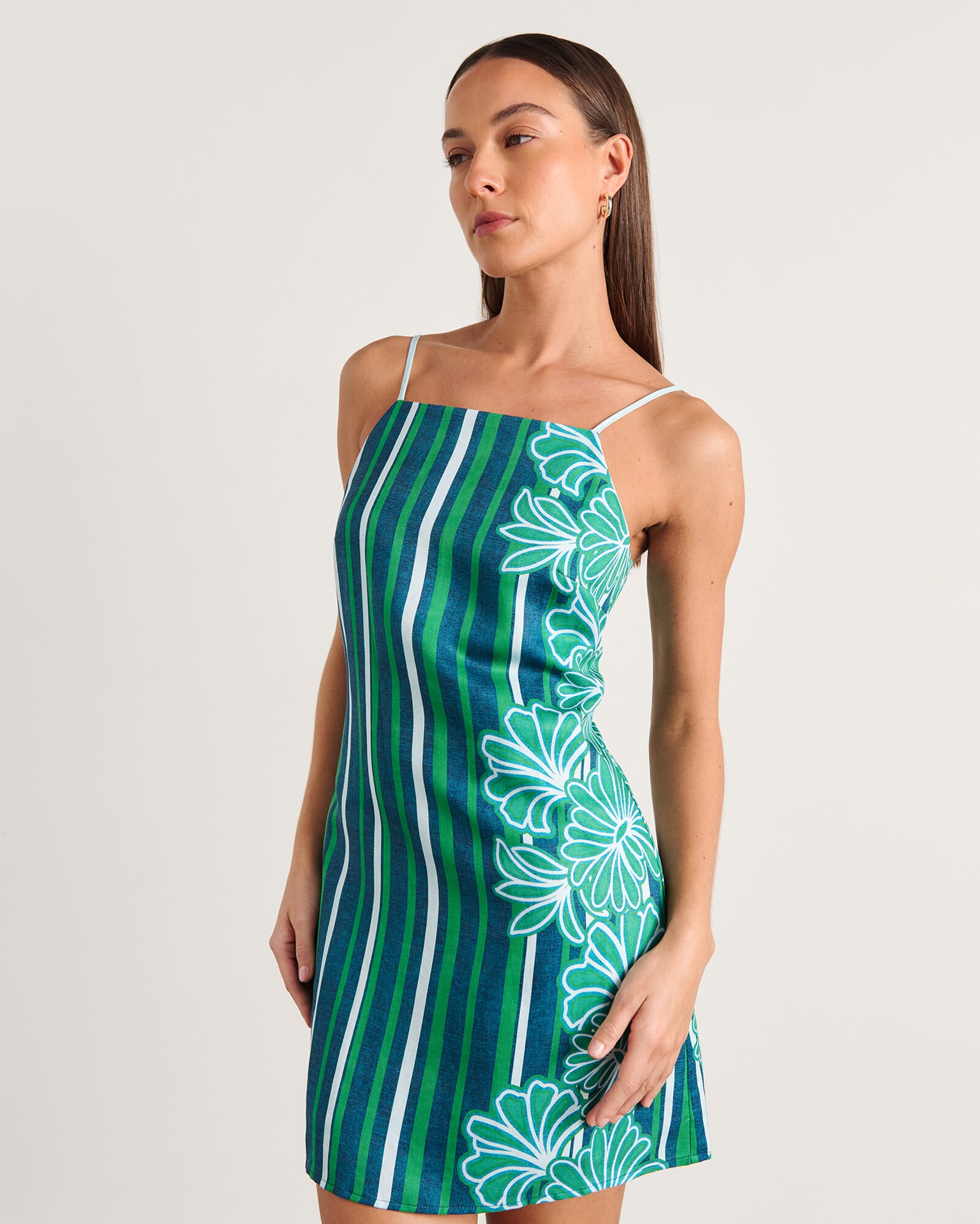 Flora Striped Dress